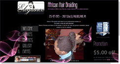 Desktop Screenshot of eleganceafricanhair.com